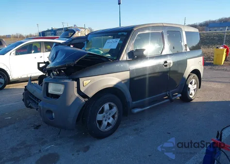 2003 Honda Element Ex from USA, damaged, VIN 5J6YH28573L015809